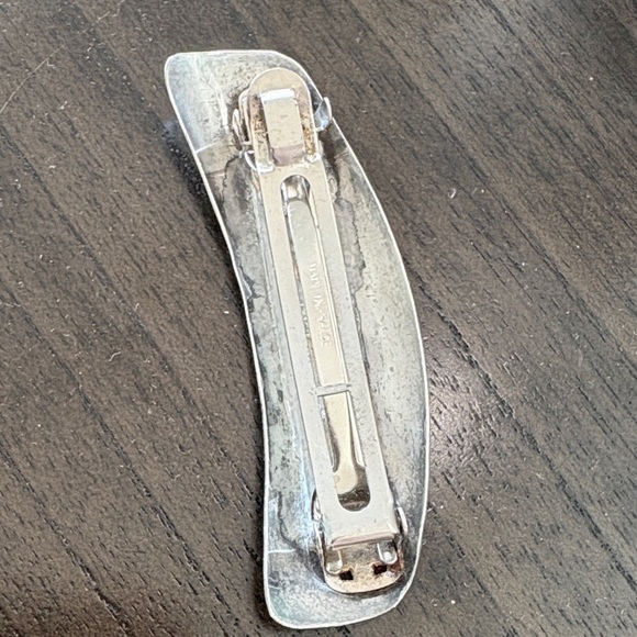 Vintage Sterling Silver Hair Clip main image 5